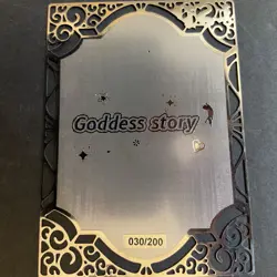 Goddess Story Gold METAL Card - Serial Number #/200! Hu Tao - READ Description - Image 5