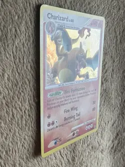 2009 Pokemon TCG Charizard Platinum Arceus CRACKED ICE Holo Card 1/99 - Image 4