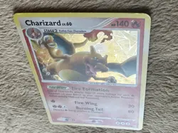 2009 Pokemon TCG Charizard Platinum Arceus CRACKED ICE Holo Card 1/99 - Image 5