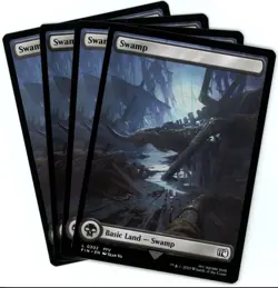 x4 Swamp (Full Art) 0302 - Final Fantasy MTG - NM/M - Image 1