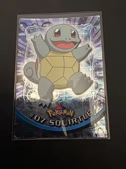 Squirtle #07 Holo Topps Pokemon Card - LP - Image 1