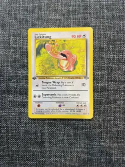 Lickitung #38/64 1st Edition Jungle Pokemon TCG Card NM - Image 1