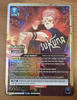 Sukuna EX04BT/JJK-3-015 SR Parallel ☆☆Jujitsu Kaisen Union Arena Card ENGLISH - Image 1