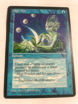 Magic Gathering cards Alliance high tide alternate art 2 Beautiful card must see - Image 1
