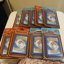 Lot of 9 Pokemon 2022 TCG 10 Card Pack Look for Foil Cards New Factory Sealed - Image 1