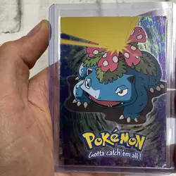 1999 Topps: Pokemon Venusaur #03 E3 of 12 Holo Foil Pokemon TCG MP/LP Rare Card - Image 5