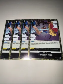 OP07-096 Tempest Kick X4 Playset One Piece Card Game TCG CCG English - Image 4