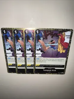 OP07-096 Tempest Kick X4 Playset One Piece Card Game TCG CCG English - Image 5