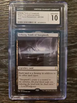 Urborg Tomb of Yawgmoth GEM MINT CGC 10 Graded MTG Time Spiral Remastered - Image 1