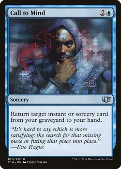 Call to Mind NM #101 Commander 2014 MTG - Image 1