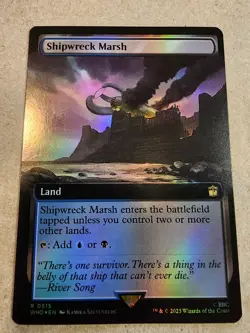 Shipwreck Marsh - #515 Foil (Extended Art) Doctor Who - Mtg - Image 1