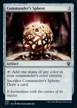 Commander's Sphere - Light Play MTG Commander 2021 Strixhaven - Image 1