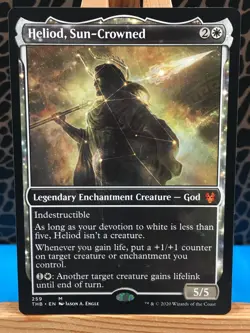 MTG - Heliod, Sun-Crowned. Theros: Beyond Death. Mythic - Showcase Creature. God - Image 1