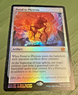 MTG The Brothers War Portal to Phyrexia Mythic Rare FOIL LP - Image 1