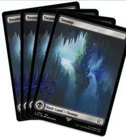 x4 Swamp (Full Art) 0301 - Final Fantasy MTG - NM/M - Image 1