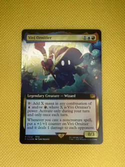 Mtg final fantasy Vivi Ornitier Foil Extended Art very rare from gift bundle - Image 1
