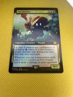 Mtg final fantasy Vivi Ornitier Foil Extended Art very rare from gift bundle - Image 2