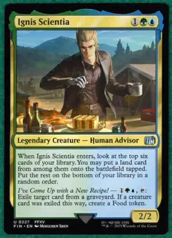 Ignis Scientia - Final Fantasy FIN #0227 - Magic: The Gathering MTG Card - Image 1