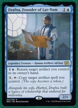 Drafna, Founder Of Lat-Nam - The Brothers' War BRO #047 - Magic MTG Card - Image 1