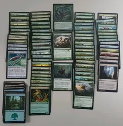 Magic 100 Commander Deck FYNN MONO GREEN INFECT POISON PROLIFER MTG READY PLAY - Image 1
