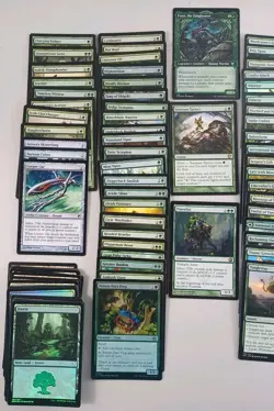 Magic 100 Commander Deck FYNN MONO GREEN INFECT POISON PROLIFER MTG READY PLAY - Image 2