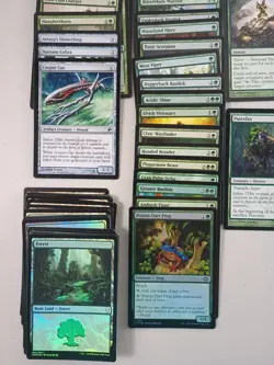 Magic 100 Commander Deck FYNN MONO GREEN INFECT POISON PROLIFER MTG READY PLAY - Image 5