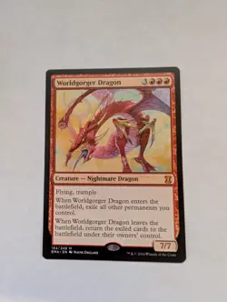 Worldgorger Dragon Eternal Masters Regular MTG - Image 1