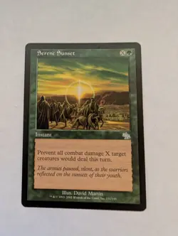 Serene Sunset Judgment Regular MTG - Image 1
