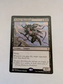 Defiant Bloodlord Battle for Zendikar Regular MTG - Image 1