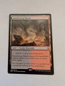 Smoldering Marsh Battle for Zendikar Regular MTG - Image 1