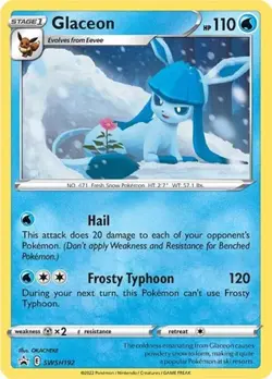 Glaceon (#SWSH192) - Holofoil SWSH - Sword & Shield Promo Cards LP Pokemon - Image 1