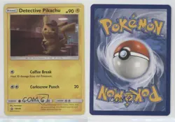 Detective Pikachu Pokemon Sun & Moon Black Star Promo #SM190 1l78 - Image 3