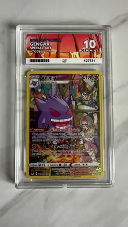 Pokemon TCG: Gengar TG06/TG30 - Lost Origin Trainer Gallery - ACE 10 Gem Mint - Image 1