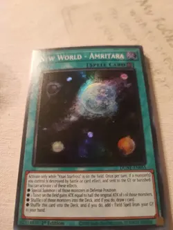 Yugioh! New World - Amritara - DUNE-EN055 - Super Rare - 1st Edition Near Mint, - Image 1