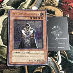 D.D.M. Different Dimension Master Ultimate Rare MISPRINT Foil Shift YuGiOh - Image 3