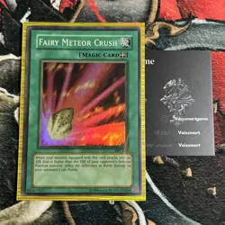 Fairy Meteor Crush PSV-063 Super Rare FADED MISPRINT OG YuGiOh Vintage Card - Image 1