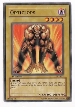 Opticlops - SKE-012 - Common - 1st Edition NM YuGiOh! Starter Deck Cards - Image 1