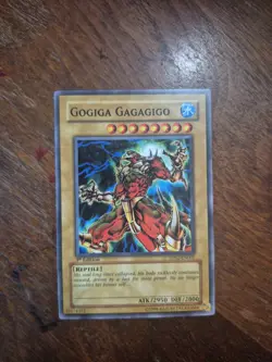 Gogiga Gagagigo 1st Ed. YuGiOh Ancient Sanctuary #AST-001 2004 LP - Image 1