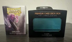 Dragon Matte Orchid (100) Shield Sleeves + Card Guardian Premium Deck Holder NWT - Image 1