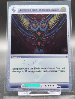 Chaotic Card : Ankh Of Kehn Sep AU First Edition Rare Battlegear - Image 1