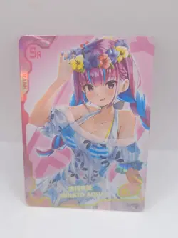 MINATO AQUA SR SR-026 Maiden Party 5 Goddess Story Anime Collectible Card Foil - Image 1