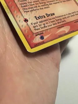 Mew Cosmos Holo-3/17-Pop Series 5 Delta Species-Pokemon Card-MP-Error PokeBall - Image 2