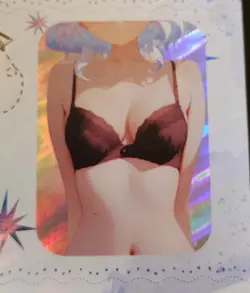 Hmph Hum 3 Anime Waifu Special Die Cut Foil Furina Trading Card Genshin Impact - Image 3