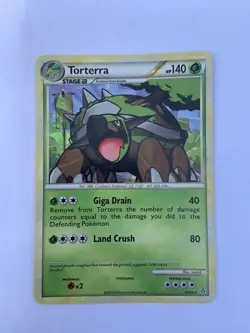 Pokemon Card - Torterra Unleashed Cracked Ice 10/95 Holo Rare - Image 1