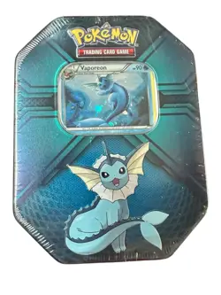 Pokemon Trading Card Game Vaporeon Tin Evolves From Eevee HP90-New and Sealed - Image 1
