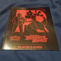 Pokemon TCG Destined Rivals Player's Guide Elite Trainer Box ETB booklet Card - Image 1