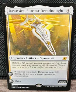Magic: The Gathering - Dawnsire, Sunstar Dreadnought - EOE Promo Card - Image 1