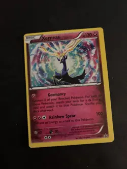 Pokemon TCG Xerneas XY05 Black Star Promo Card LP Condition - Image 1