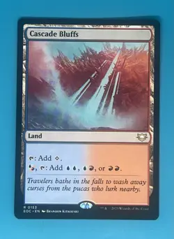 Mtg Cascade Bluffs Commander: Edge of Eternities Regular - Image 1