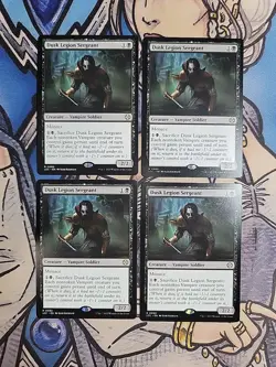 4x Dusk Legion Sergeant - NM/M LCC MTG Magic - Image 1
